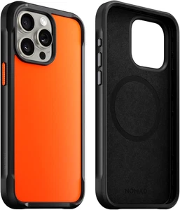 Nomad iPhone 15 Pro Rugged Case - Ultra Orange - iPhone 6.1" Pro 2023 - Picture 1 of 20