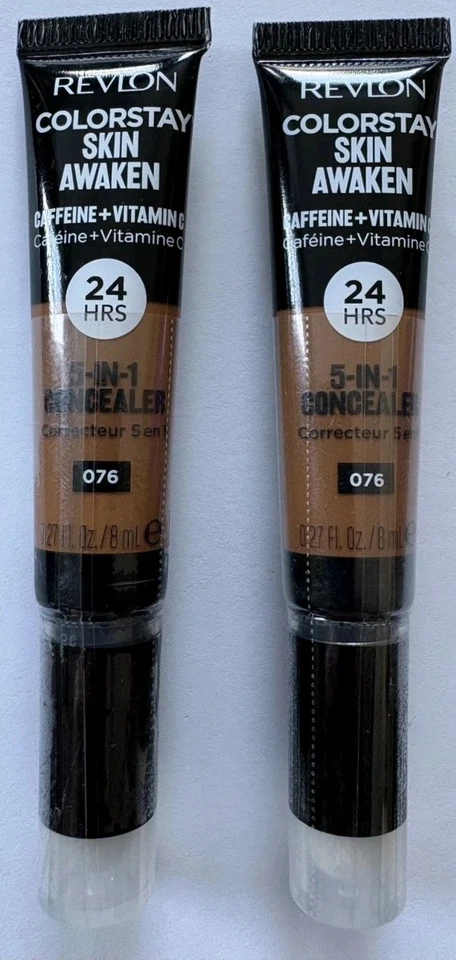 Corrector 5 en 1 Revlon ColorStay Skin Awaken #076 caramelo 24 horas nuevo sellado Foto 1 de 1