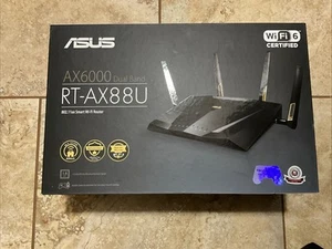 ASUS RT-AX88U AX6000 Dual-Band Router w/Merlin Firmware - Afbeelding 1 van 2