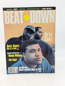 Vtg. Beat Down Magazine 1996 V4 #4 De La Soul Wendy Williams Mac or PC Lost Boys - Picture 1 of 13