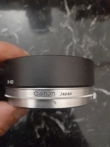 Canon FL58mm f1.2 S-60 Lens Hood 60mm with case for 58mm filter size Open Box  - Picture 1 of 8