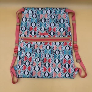 Vera Bradley Go Fish Nylon Damen Faltbar Packbar Rucksack Reisetasche  - Bild 1 von 7