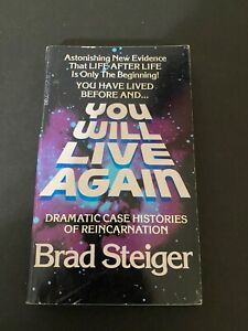 You Will Live Again by Brad Steiger 1978 1st Dell PB REINCARNATION M19