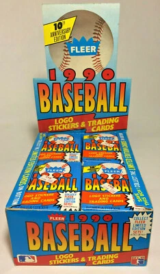 1990 Fleer Baseball Cards, 1 Unopened Sealed Wax PACK From Wax Box, 15 Cards - Image 1 of 4