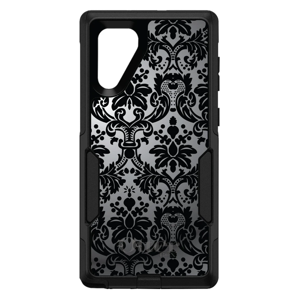 OtterBox Commuter for Galaxy Note(Choose Model)Silver Black Damask - Imagem 1 de 1