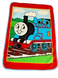 8C !WOW! LN 30x45 Thomas the Tank Engine Boa Minky Plush Crib Baby Blanket lovey - Picture 1 of 6