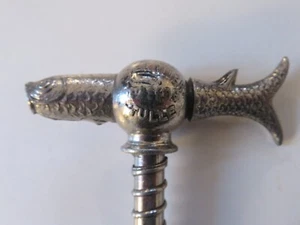 TIRE BOUCHON SIPHON A CHAMPAGNE TAP SOULIER PATENT 19 EME CORKSCREW CAVATAPPI - Foto 1 di 14