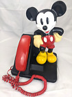 Vintage Disney Mickey Mouse Phone AT&T 1990's Push Button Tone Dial Phone WORKS!