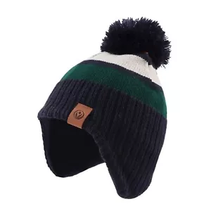 Toddler Baby Beanie Boys Girls Warm Hat Winter Kids Beanies with Fleece Linin... - Picture 1 of 6
