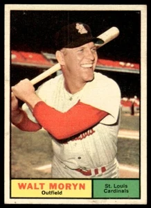 1961 Topps Walt Moryn St. Louis Cardinals #91 - Imagen 1 de 2