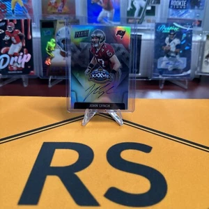 2023 Panini Super Bowl XxxvII John Lynch On Card Auto Silver Holo Prizm - Picture 1 of 8