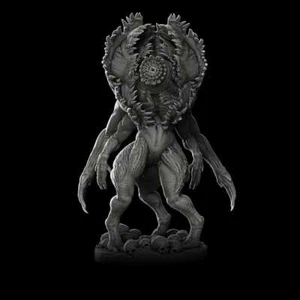 Fleshfuse Engorger | Cosmic Horror Demon Miniature | 3d Printed Mini Figure - Bild 1 von 3