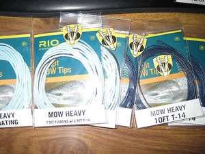 Rio Skagit Heavy Mow Tips 6 Options for 575-675 Grain Salmon Fly Lines - Picture 1 of 1