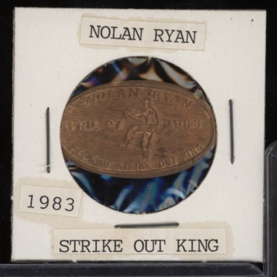 Nolan Ryan Astros 1983 Strike Out King Elongated Penny Limited Ed. 102824MLCD99 - Image 1 of 2