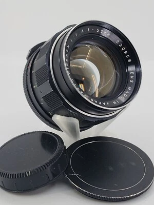 (¡Buen estado!!) Lente de montaje con tornillo Ricoh Auto Rikenon 55 mm f/1,4 M42 [se envía desde EE. UU.] Foto 1 de 4
