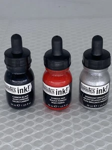 Liquitex Ink 30ml Essential Set of 3 - Picture 1 of 4