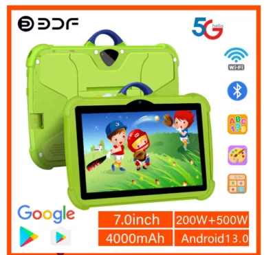 Tablette éducative avec Wi-Fi pour enfants, 7 pouces, 4 Go de RAM, 64 Go de ROM - Photo 1/4