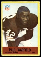 1967 Philadelphia Paul Warfield crease Cleveland Browns #46