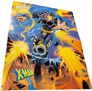 Póster promocional de X-MAN 1996 Marvel Comics 10" x 13" de 2 caras presentado por Wizard - Imagen 1 de 2