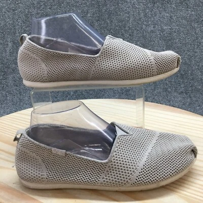 Skechers BOBS Shoes Womens 8.5 Casual Slip On Perf Loafer Flats 34442 Brown - Image 1 of 4