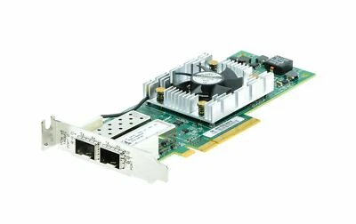 Dell QLE2662L-DEL Dual Port 16G SFP+ FC Hba Pcie Gen3 x4 03PCN3 3PCN3 Low - Immagine 1 di 4