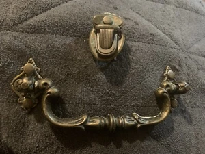 Brass Handle And Closure - Picture 1 of 2