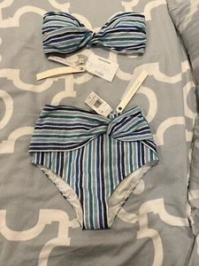 Jonathan Simkhai Women’s Bikini Brand New With Tags $300 Sz S Bottom Sz XS top - Picture 1 of 8
