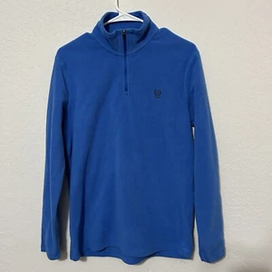 Chaps 1/4 Reißverschluss Pullover Herren blau Größe Small - Bild 1 von 7
