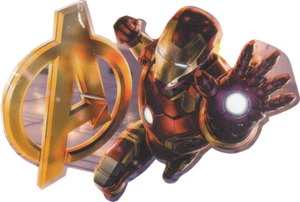  Sticker - Iron Man Avengers A Tony Stark Marvel Comic Superhero 4.5" Decal 5680 - Foto 1 di 2