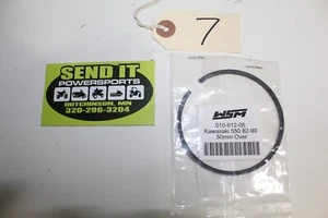 8A NOS WSM Piston Ring .50mm Over Kawasaki 550 82-90 010-912-05 - Picture 1 of 1