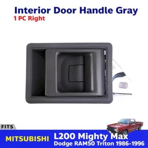 Clearance Interior Door Handle Gray RH Fits Mitsubishi L200 UTE 2Door 1986-1996 - Picture 1 of 5