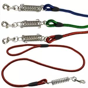 Hundeleine Nylon geflochten Führleine Leine für Hund Zugentlastung Metall 1x130 - Bild 1 von 4