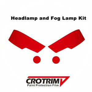 Pro Paint Protection Film Headlight & Fog Light kit For Toyota Tacoma 2016-2020 - Picture 1 of 5