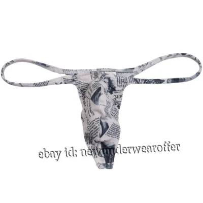 Men Micro Thong Slim Pouch T-back Posing Underwear G-string Jockstrap Tangas - Image 1 of 2