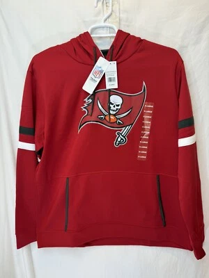 Tampa Bay Bucaneers Hoodie Sweatshirt XL NFL Team Apparel NWT Red Unisex - Image 1 of 3