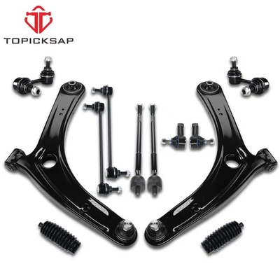 Kit de 12 brazos de control inferiores delanteros barra estabilizadora Tierod para Mitsubishi Lancer Outlander Foto 1 de 4