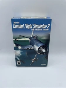 Microsoft Combat Flight Simulator 2 WWII Pacific Theater (2002 PC Game 2 Disc) - Picture 1 of 7