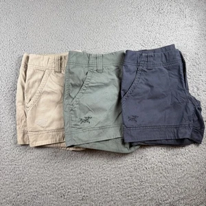 Arc'teryx Camden Chino Shorts Lot of 3 Size 4 Hiking Outdoors - Picture 1 of 16