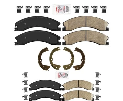 AmeriBRAKES Fleet Duty Ceramic Disc Brake Pads Fits 15-2021 Nissan Titan XD - Image 1 of 4