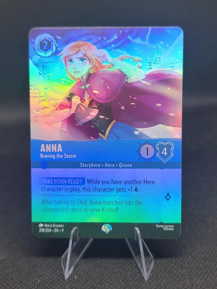 Disney Lorcana Fabled Anna - Braving the Storm 218/204 Holo Foil - Image 1 of 1