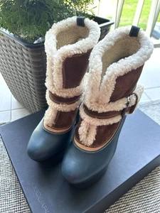Dsquared Mujer Botín Tacón Plataforma Marrón Cuero Imitación Piel Talla 39 - Imagen 1 de 15