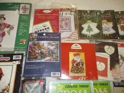 39 Kits de Punto de Cruz Mampler Jardinería de Temporada Kits Sellados Navidad De Colección Lote Foto 1 de 4