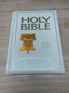 Holy Bible American Bicentennial Edition 1776-1976 King James Version MÄNGEL - Bild 1 von 20