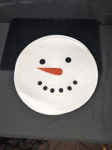 4 colchonetas festivas de muñeco de nieve de vacaciones invierno de 15" de ancho - Imagen 1 de 4