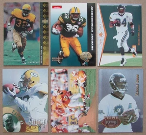 Lote de 6 tarjetas Reggie Cobb Green Bay Packers Jacksonville Jaguars TB Buccaneers NFL - Imagen 1 de 2