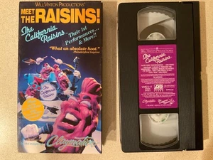 The California Raisins - Meet the Raisins! (VHS, 1989) - Bild 1 von 3
