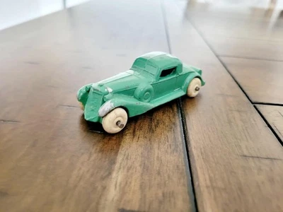 Vintage Lincoln White Metal Works Cord L29 Slush Metal Car Toy Kansas Barclay  - Image 1 of 4