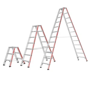 Hymer 8024 Stufenstehleiter Stehleiter beidseitig begehbar TRBS konform - Bild 1 von 12