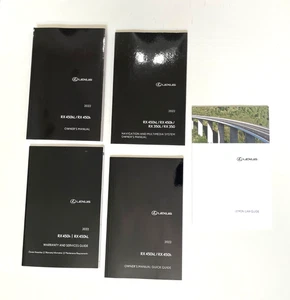 2022 LEXUS RX350L / RX350 OWNERS MANUAL SET WITH NAVIGATION OEM CASE - Picture 1 of 2