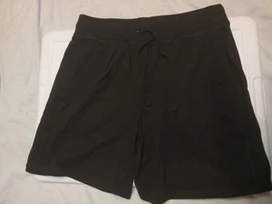 Hanes Womens Mid Rise Soft Short, Medium, Black - Picture 1 of 7